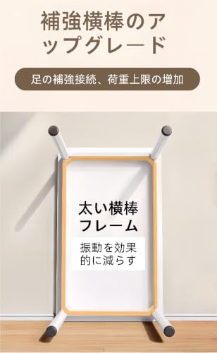 ダイニングテーブル高さ75cm餐桌広々天板饭桌テーブル調整可能なフット三角補強構造耐荷重耐キズ性滑らかな角加工耐摩耗ダイニング家庭用寝室簡単な組立 (A,長さ120cm幅50cm高さ75cm) [4]