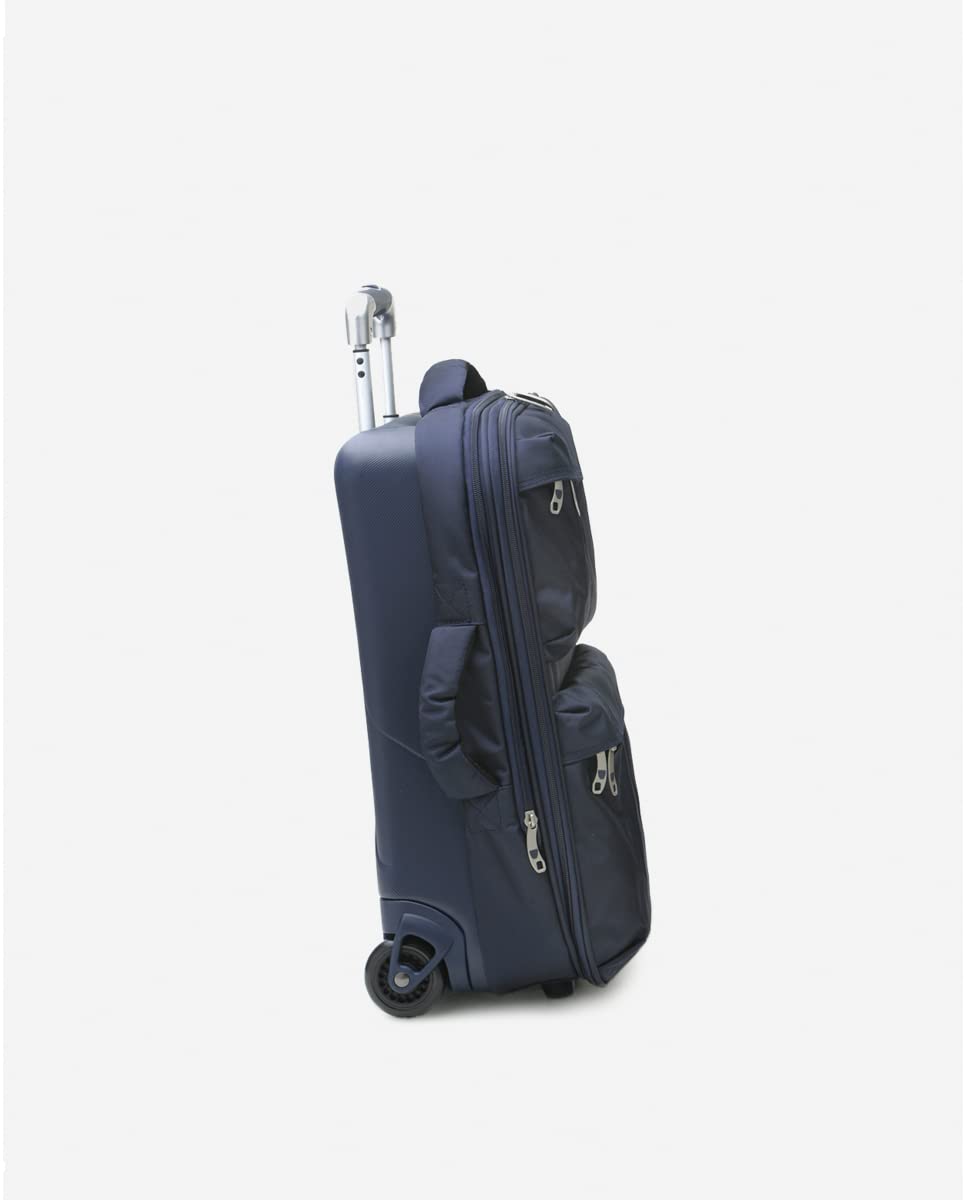 BIBA Valise de Voyage Type Trolley, Valise Meri G, poignée Trolley, Fermeture à glissière, Polyester + ABS