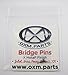 OXM.Parts New X Metal Nose Bridge Pin Replacement for Oakley X Metal XX Juliet Penny Romeo 2 & Mars Sunglasses Rivet Tab Bushing Repair Sunglasses