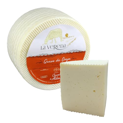 QUESOS LA ALDEA | Queso Artesano Tierno de Oveja Pasteurizado 750 g Queso Tierno para Cesta Gourmet, Cesta Quesos Gourmet Regalo y Pack Quesos Calidad Artesanal Ideal para Cajas de Regalo Gourmet