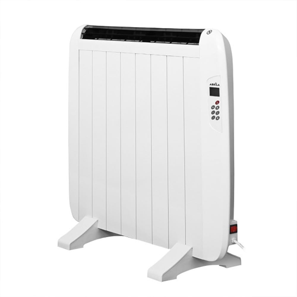 Radiador eléctrico Gaban Aluminio Blanco 600W, 900W, 1200W, 1500W, 1800W | LCD Temporizador
