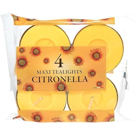 AMK® Maxi Citronella Tealights Pack of 4 Cover