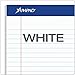 Ampad 5 x 8 Legal Pads, 12 Pack, Narrow Ruled, White Paper, 50 Sheets Per Writing Pad, American Pad & Paper, Made in USA (20-364)
