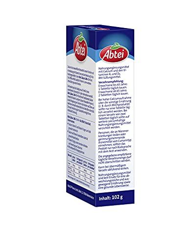 Abtei Calcium 1400 Plus D& KOsteo Vital, 132 g