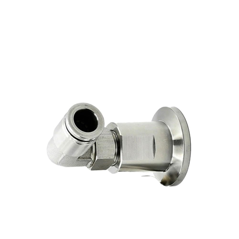 Adaptador De Brida De Vacío SS304, Conector Rápido Neumático KF25 A PC