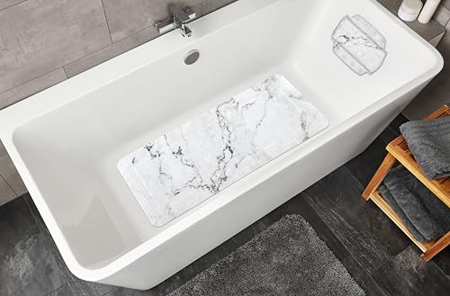 Kleine Wolke Marble, PVC Schaum, Anthrazit, Wanneneinlage, 4004478268135