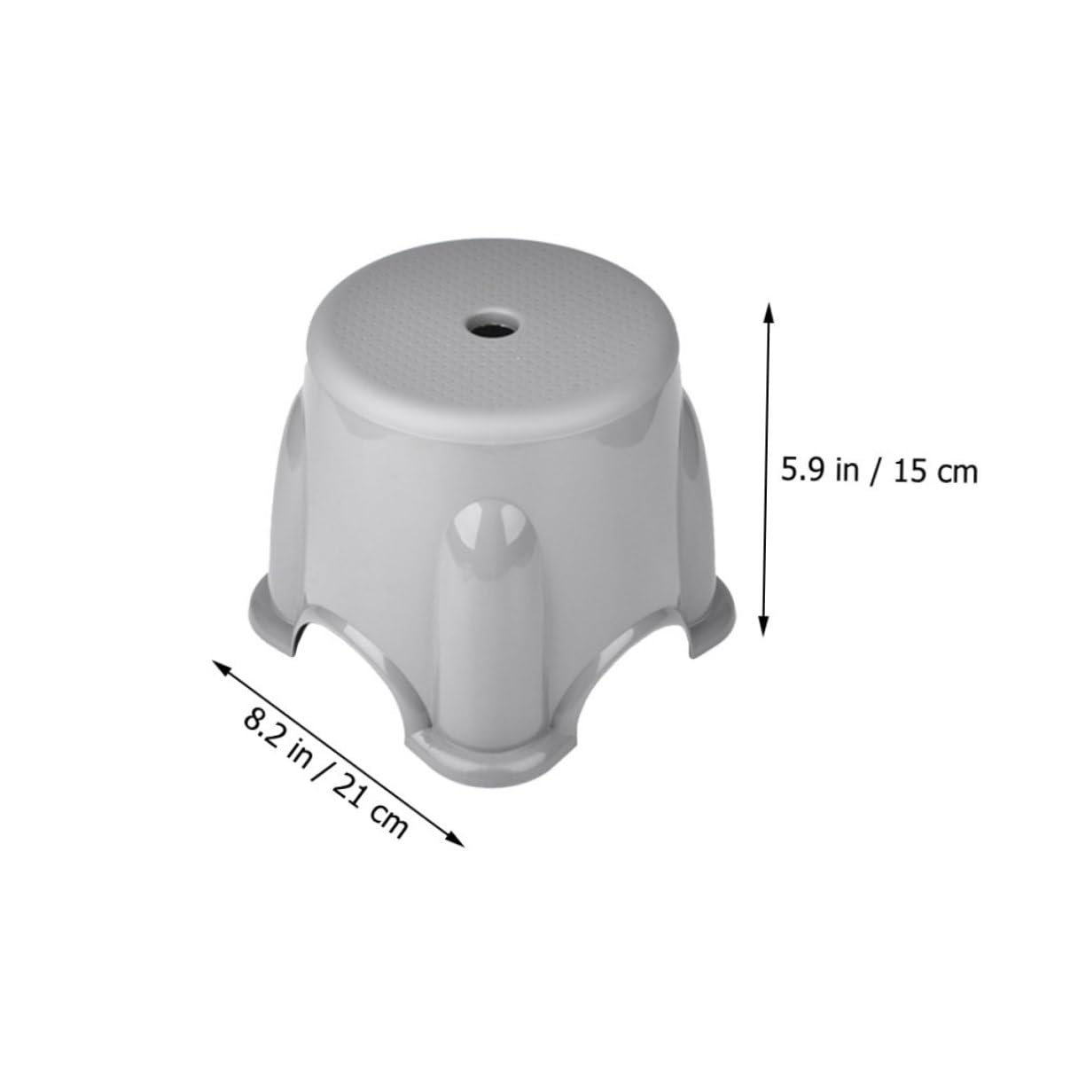 Ciieeo Pp Non-Skid Stool Boys and Girls Stool Nordic Style Stacking for Space-Saving