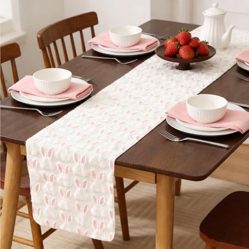 Runner de table de Pâques nappe decorative longue pour restaurant - 4