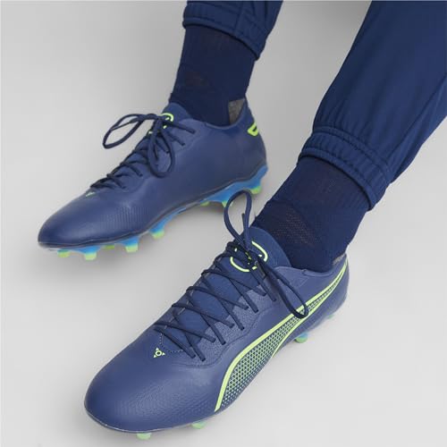 PUMA King Pro FG/AG Fußballschuh Herren blau/grün, 10 UK - 44.5 EU – Ansicht 3