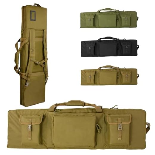 Can you transport an air powered riffle in your luggage Wolfhunt Heavy-Duty Double Rifle Bag