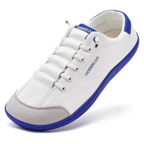 Image of HOBIBEAR Barefoot Minimalist Shoes Womens Mens | Zero Drop | Wide Width Canvas Slip-on Shoes