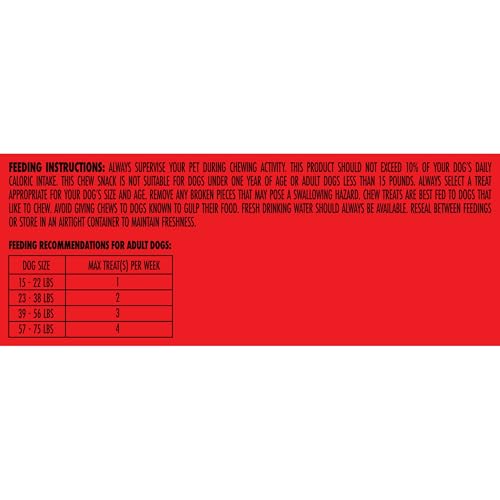 Image of Milk-Bone Comfort Chews, Unique Chewy Texture & Real Beef, 16 Dog Chews | 40.8-oz. bag, For dogs 15-75 lbs., Rawhide-free dog chews, Made with real beef