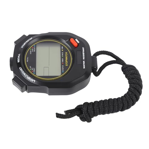 Cronómetro deportivo digital electrónico con alarma y fecha miniatura 2