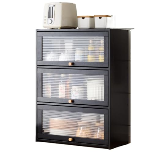 ディッシュラック ディッシュハット ディッシュテント 小型 シングルウッド使用 ハイテーブルキャノピー 竹製キッチンキャビネット ストーブ アクリル扉 ステッチ風 おしゃれ 便利 収納 テーブル収納 北欧風 ドアカバー 防塵 防虫- 防水性と防爆性、安定性