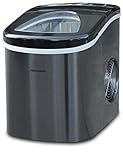 Frigidaire 26 Lbs per Day Portable Compact Maker, Ice Making Machine, Black Stainless, Medium