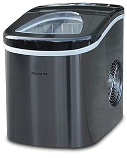 Frigidaire 26 Lbs per Day Portable Compact Maker, Ice Making Machine, Black Stainless, Medium