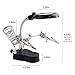 Soldering Iron Station Portable Auxiliary Clamp With LED Magnifying Glass Soldering Repair Tools 1Pcs