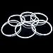 Fun Central J2 22" Premium Glow Stick Necklaces - White 50ct