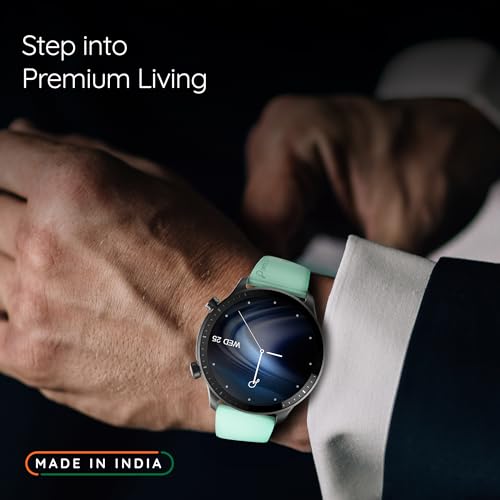 Image of Pebble Cosmos Luxe 3 | 1.43 inch Amoled Display | BT Calling Smart Watch for Men | Health Suite | Multiple Watch Faces