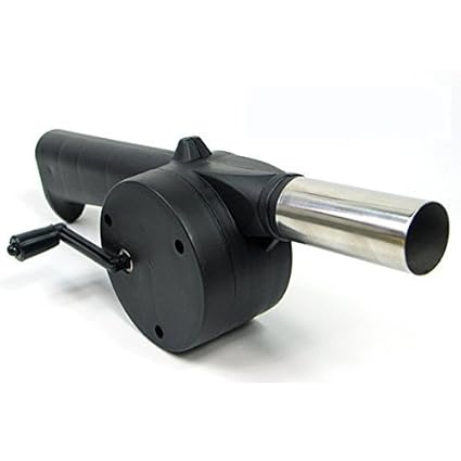 Ostin Portable Hand Powered BBQ Fan Air Blower for Outdoor Camping Picnic Charcoal Grill Barbecue