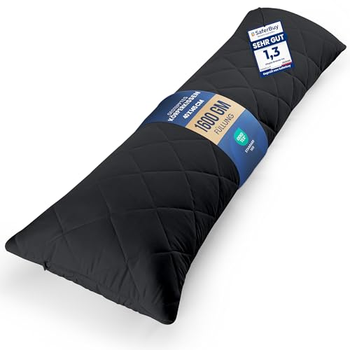 Utopia Bedding gestepptes Körperkissen, 40x145 cm Schwangerschafts und...