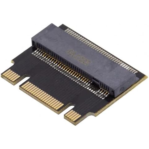 xiwai NVME M-Key NGFF B+M 22x30mm to 22x42mm Male to Female Extension Adapter Compatible with Legion Go ThinkPad 2230 2242 SSD Cover