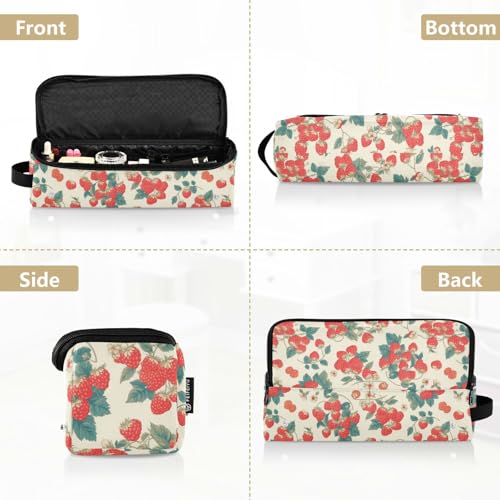 Bolsa de viaje beige para herramientas de cabello resistente al calor miniatura 5