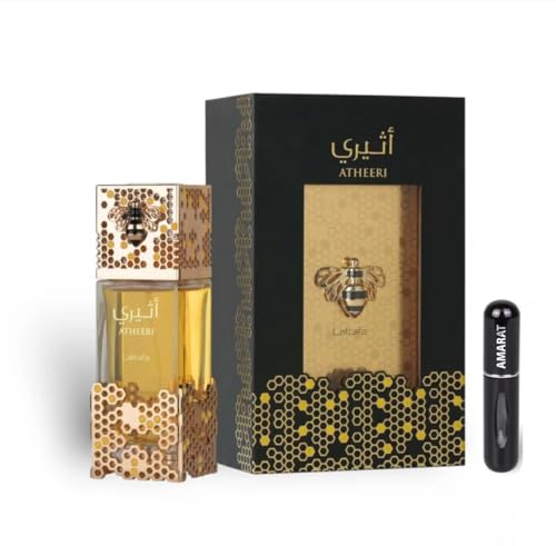 Perfume Atheeri Eau De Parfum 100 Ml, Perfume Árabe Para Mujer De Larga Duración, Incluye Atomizador Recargable 5ml, Fragancia Floral Y Amaderada Con Notas De Bergamota, Jazmín Y Vainilla Atheeri Perfume Atheeri Eau De Parfum 100 Ml, Perfume Árabe Para Mujer De Larga Duración, Incluye Atomizador Recargable 5ml, Fragancia Floral Y Amaderada Con Notas De Bergamota, Jazmín Y Vainilla Atheeri