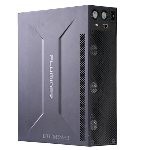 New FLUMINER T3 Bitcoin Miner - 110TH/s 14.7 J/TH High Efficiency, 1700W Power, Support Ethernet & WiFi, 100-240V, Silent for Home & Office Mining