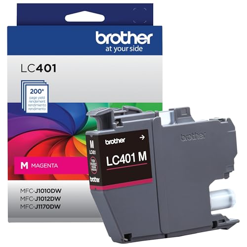 Image of Brother Genuine LC401M Standard-Yield Magenta Ink Cartridge