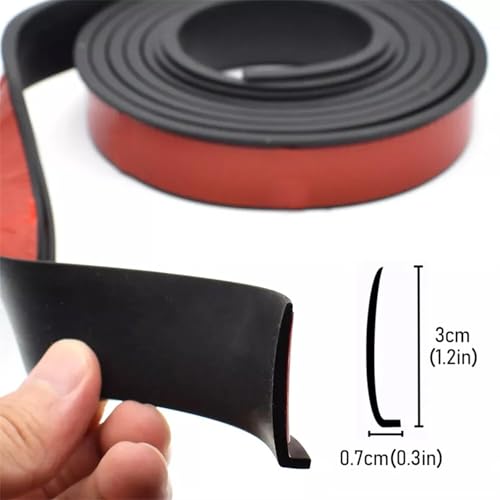 Aartner 1,5m Universal Mudguards, 4 Stück Selbstklebend Kotflügelverbreiterung, Radlauf Verbreiterung, Radlauf Schutzleisten aus PVC, Radabdeckung für Auto-Protektor und Dekoration