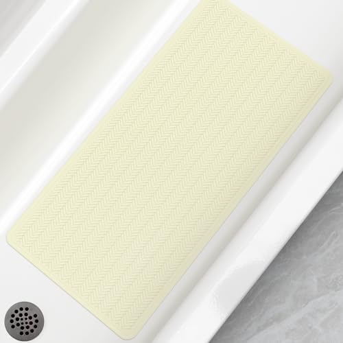 Bligli Non Slip Bathtub Mat, 16.9x36 inches Extra Long Bath Mats with