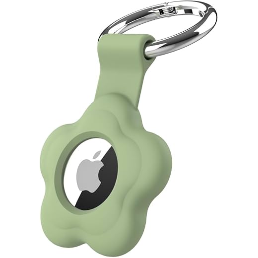 iTronix Airtag Holder Keychain Green