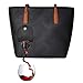 PortoVino Wine Purse (Black) - Fashionable purse with Hidden, Insulated Compartment, Holds 2 bottles of Wine!