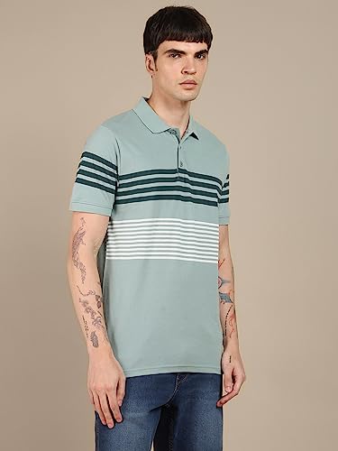 Image of Dennis Lingo Men Cotton Slim Fit Polo Half Sleeve T-Shirt