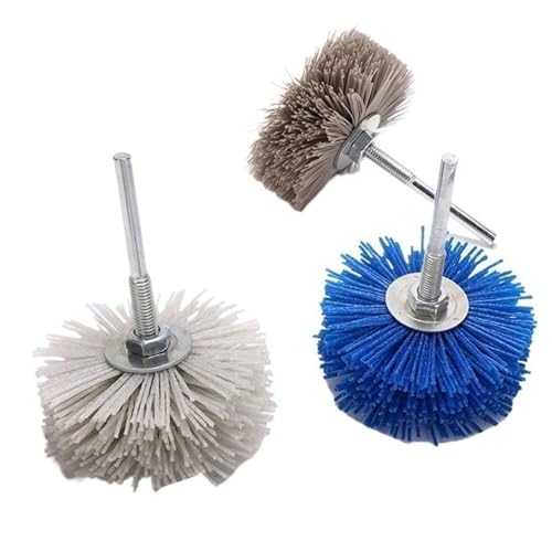 Cepillo de pulido 80 mm para taladro ideal en restaurar sillas antiguas y texturizar madera 4