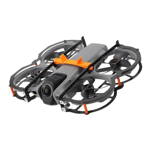 For DJI Avata 360�p �I�[���J�[�{���t�@�C�o�[�� �ϏՌ����J�ی�J�o�[ �v���y���K�[�h 360°�ی�K�[�h �ی�J�o�[ �t���[�� �v���y���K�[�h�v���e�N�^�[ �ی샊���O�o���p�[ ���S��s �Փ˖h�~ �y�� ���O���ȒP For DJI Ava
