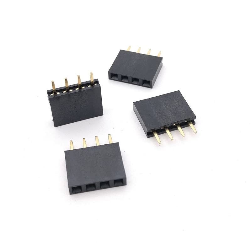 4×1 4Pin Female Berg Strip Break Away Header Straight – 2.54mm Pitch - Pack of 4 (B0BBNGPB6P) Amazon Price History, Amazon Price Tracker