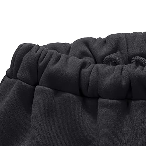 Xiaowhite Long Fleece Lined Winter Skirts Casual Elastic Waist Aline Maxi Warm Skirts (Dark Grey, XX-Large) - Image 5