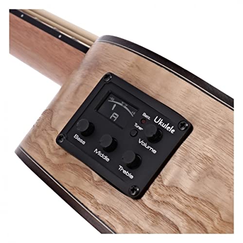 Hartwood Sonata Electric Bass Ukulele – Saule frisé - Les Beatles, Paul McCartney, John Lennon, RIngo Starr, George Harrison Hartwood Sonata Electric Bass Ukulele - Saule frisé – Image 4