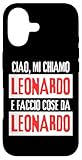 Leonardo Idea Regalo Personalizzata con Nome