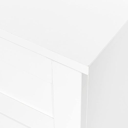 Miniatura 9 de JIEJIEGAO 7087 Tall Wardrobe Cabinet with 4-Doors 1-Open Shelves and 1-Drawer for Bedroom