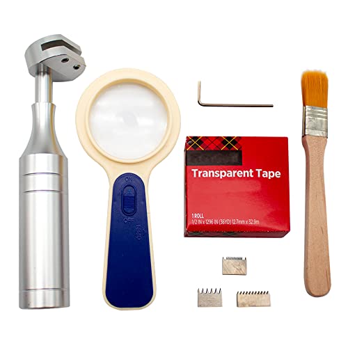 Image of QFH-A Cross Cutter Adhesion Tester Cross-Cut Tester Kit Handheld Paint Coating Surface Detector with 1 /2 /3MM Blade and Aluminum Box