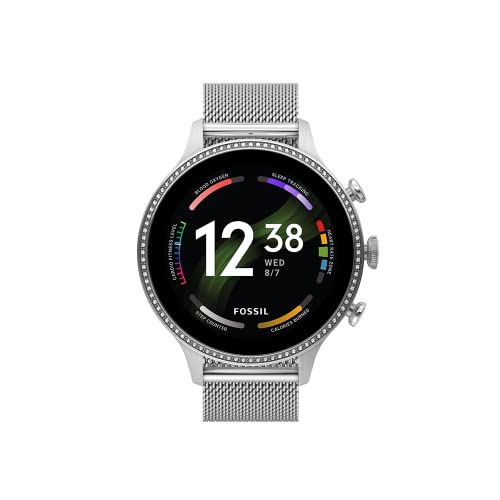 Image of Fossil Gen 6 Smartwatch Digital Black Dial Women's Watch-FTW6083