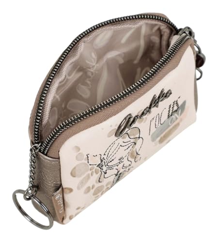 Monedero pequeño Olympia multicolor de mujer compacto con cremallera y compartimentos para tarjetas 2