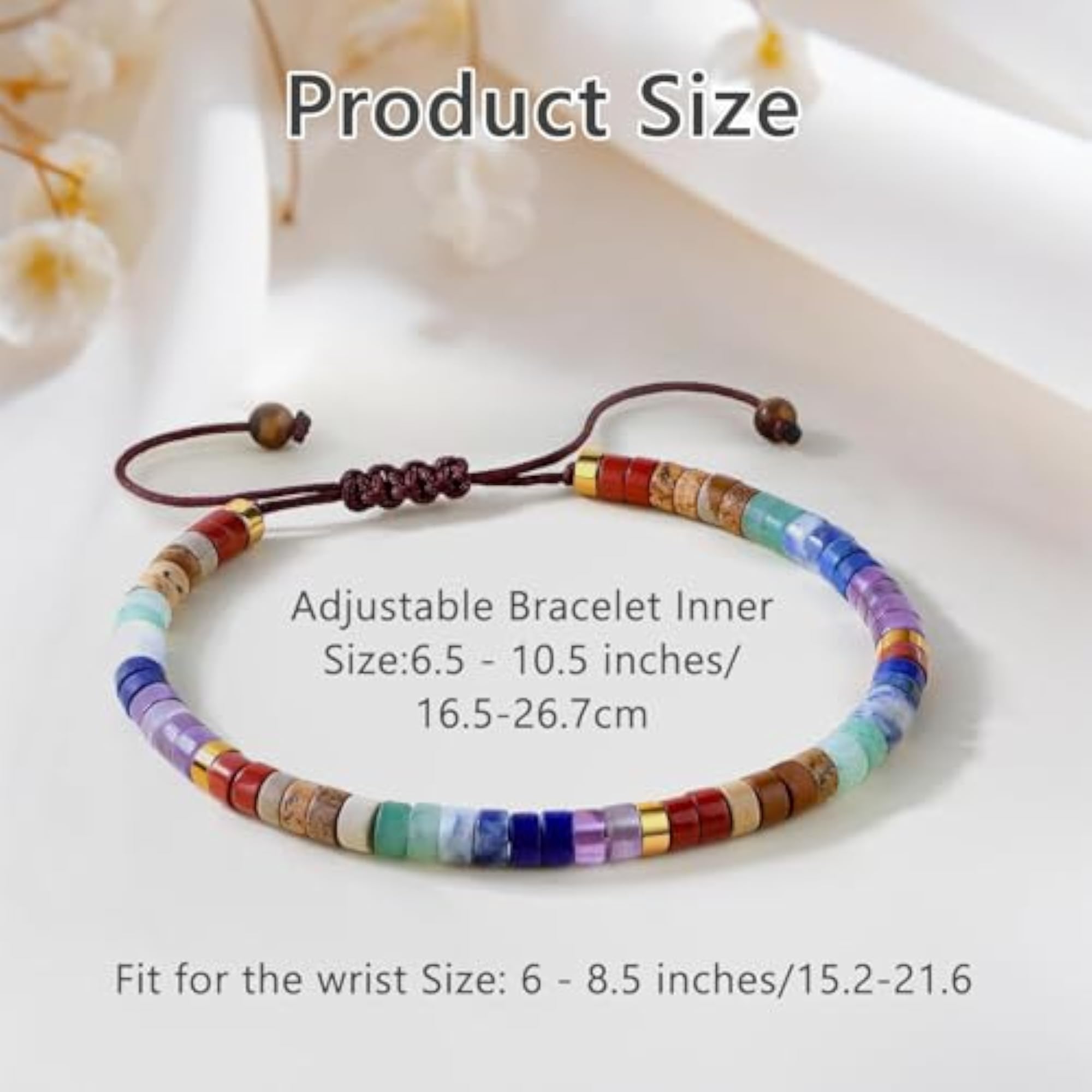 Stylish Amethyst Chakra Bracelet for Meditation & Yoga