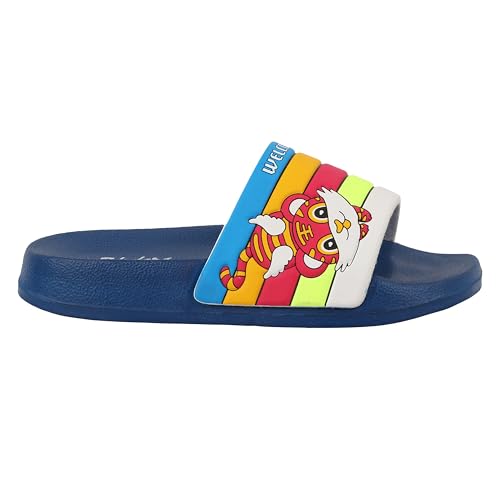 Image of URJO unisex-child Urjo Cubs Kid's Sliders /Slippers Lightweight Super Flexible Stylish Dailywear Sliders /Slippers Boy's & Girl's Slipper