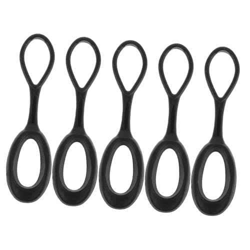 HONMEET 5 Pack Detachable Zipper Pulls for Backpacks Coats Easy Replacement TPE