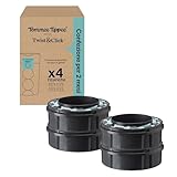 Tommee Tippee Ricariche originali per mangiapannolini Twist & Click Advanced, confezione esclusiva da 4 ricariche di 10,5 metri lâuna, praticitĂ e risparmio, 4 X 10,5 m (la confezione può variare)