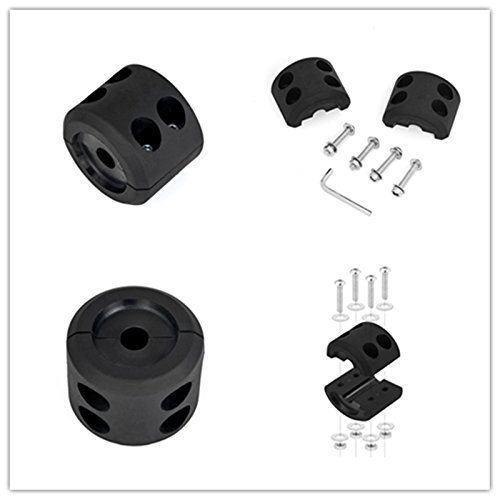 WINOMO Winde Kabel Haken Stopper Gummi Winde Line Saver für ATV UTV Winden (Schwarz)